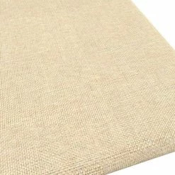 VidaXL Panneaux muraux 12 pcs Crème 30x30 cm Tissu 1,08 m² -Matériaux de construction Soldes image 6 343956