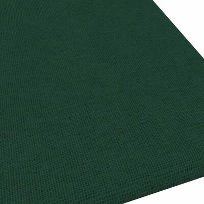 VidaXL Panneaux muraux 12 pcs Vert foncé 30x30 cm Tissu 1,08 m² 8 VidaXL Panneaux muraux 12 pcs Vert foncé 30x30 cm Tissu 1,08 m² – Image 6