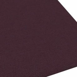 VidaXL Panneaux muraux 12 pcs Violet 30x30 cm Tissu 1,08 m² -Matériaux de construction Soldes image 6 343962