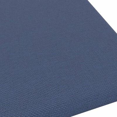 VidaXL Panneaux muraux 12 pcs Bleu 30x30 cm Tissu 1,08 m² 8 VidaXL Panneaux muraux 12 pcs Bleu 30x30 cm Tissu 1,08 m² – Image 6