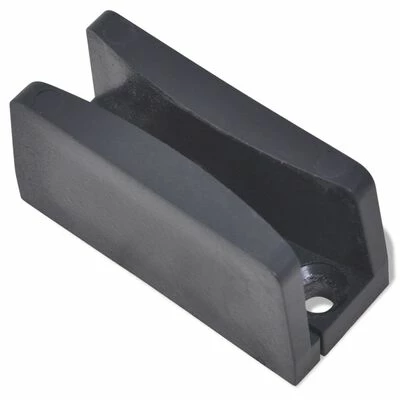 VidaXL Porte coulissante Verre et aluminium 178 cm Argenté 8 VidaXL Porte coulissante Verre et aluminium 178 cm Argenté – Image 6